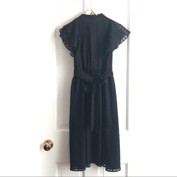 Fossil Black Polka Dot Dress Size S - Picture 2 of 9